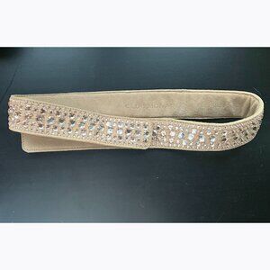 Club Monaco Suede and Rhinestone Belt Size S